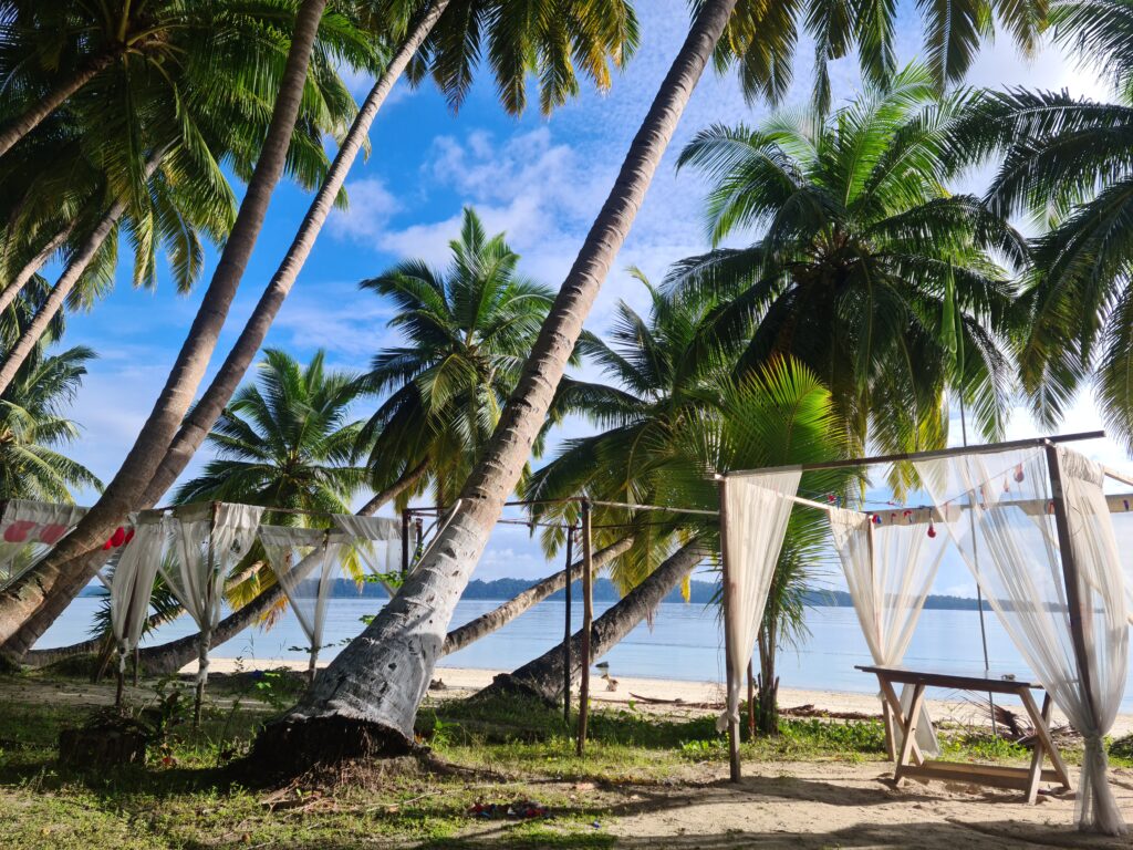A private beach at Havelock, Andaman