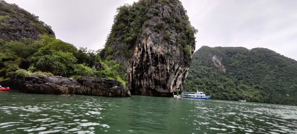 View from canoe on Phang Nga Bay