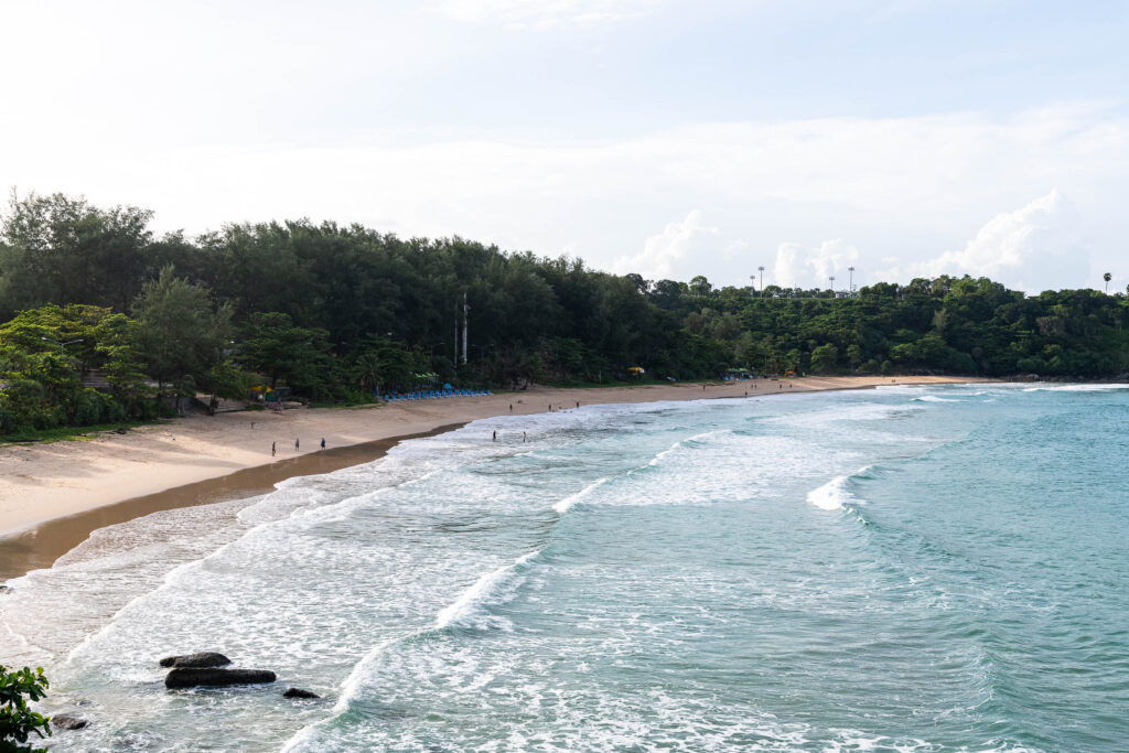 Pa Tong beach, the first point on this best Phuket itinerary for 5 days